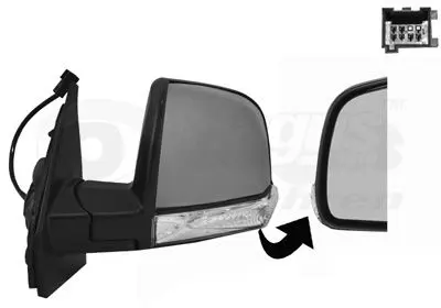 Handler.Part Outside mirror VAN WEZEL 1638807 1