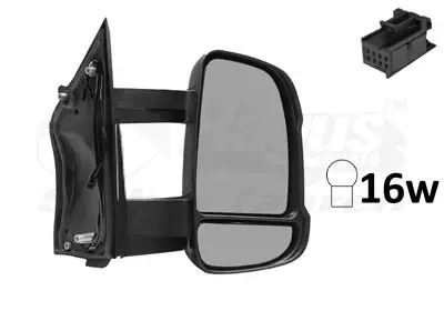 Handler.Part Outside mirror VAN WEZEL 1651818 1