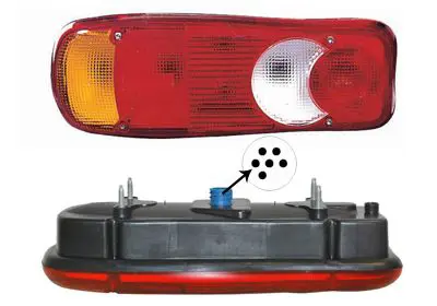 Handler.Part Combination rearlight VAN WEZEL 1651935 1