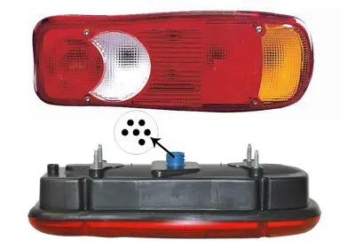 Handler.Part Combination rearlight VAN WEZEL 1651936 1