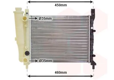 Handler.Part Radiator, engine cooling VAN WEZEL 17002039 1