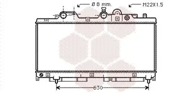 Handler.Part Radiator, engine cooling VAN WEZEL 17002147 1