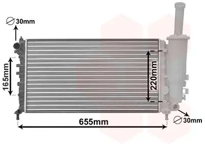 Handler.Part Radiator, engine cooling VAN WEZEL 17002999 1