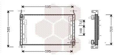 Handler.Part Condenser, air conditioning VAN WEZEL 17005194 1