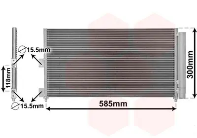 Handler.Part Condenser, air conditioning VAN WEZEL 17005289 1