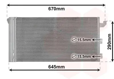 Handler.Part Condenser, air conditioning VAN WEZEL 17005406 1