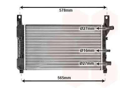 Handler.Part Radiator, engine cooling VAN WEZEL 18002117 1