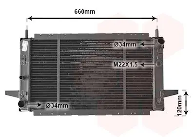 Handler.Part Radiator, engine cooling VAN WEZEL 18002139 1