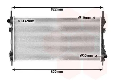 Handler.Part Radiator, engine cooling VAN WEZEL 18002320 1