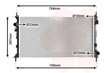 Handler.Part Radiator, engine cooling VAN WEZEL 18002382 1