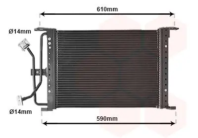 Handler.Part Condenser, air conditioning VAN WEZEL 18005258 1