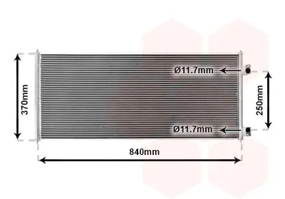 Handler.Part Condenser, air conditioning VAN WEZEL 18005303 1