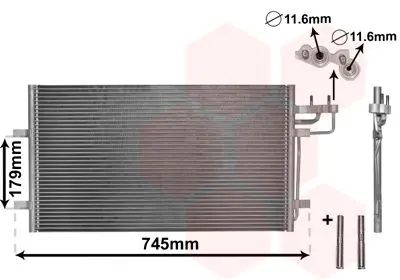 Handler.Part Condenser, air conditioning VAN WEZEL 18005367 1