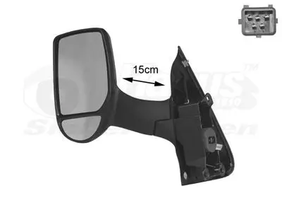 Handler.Part Outside mirror VAN WEZEL 1898817 1