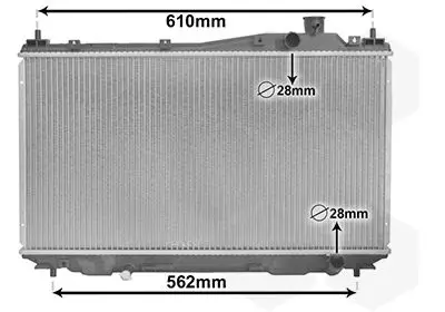 Handler.Part Radiator, engine cooling VAN WEZEL 25002113 1