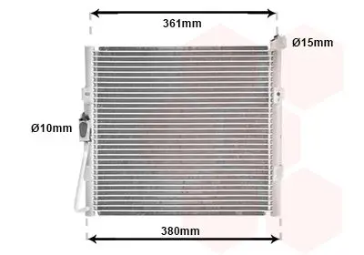 Handler.Part Condenser, air conditioning VAN WEZEL 25005089 1