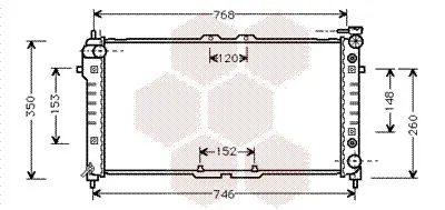 Handler.Part Radiator, engine cooling VAN WEZEL 27002037 1