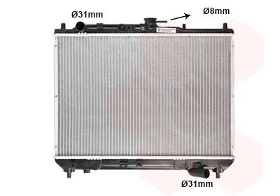 Handler.Part Radiator, engine cooling VAN WEZEL 27002066 1