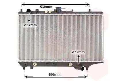 Handler.Part Radiator, engine cooling VAN WEZEL 27002069 1