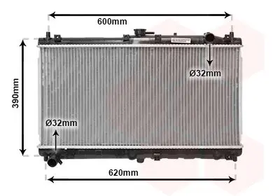 Handler.Part Radiator, engine cooling VAN WEZEL 27002138 1