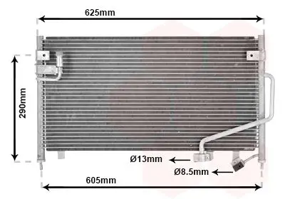 Handler.Part Condenser, air conditioning VAN WEZEL 27005120 1