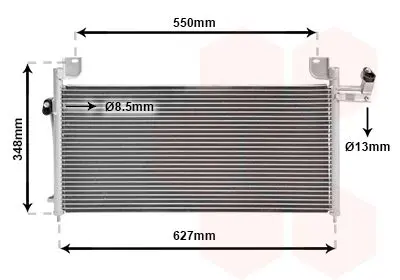 Handler.Part Condenser, air conditioning VAN WEZEL 27005141 1