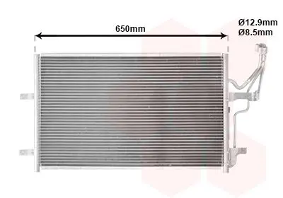 Handler.Part Condenser, air conditioning VAN WEZEL 27005186 1