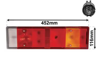 Handler.Part Combination rearlight VAN WEZEL 2812926 1