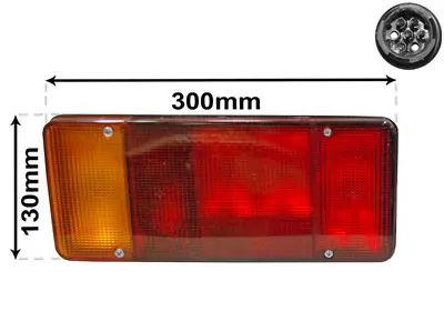 Handler.Part Combination rearlight VAN WEZEL 2813925 1