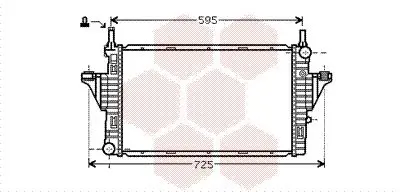 Handler.Part Radiator, engine cooling VAN WEZEL 29002006 1