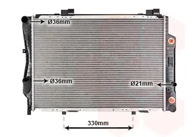 Handler.Part Radiator, engine cooling VAN WEZEL 30002173 1