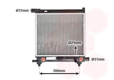 Handler.Part Radiator, engine cooling VAN WEZEL 30002179 1