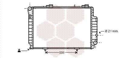 Handler.Part Radiator, engine cooling VAN WEZEL 30002263 1