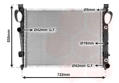 Handler.Part Radiator, engine cooling VAN WEZEL 30002306 1