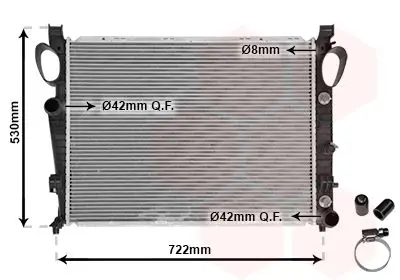 Handler.Part Radiator, engine cooling VAN WEZEL 30002311 1