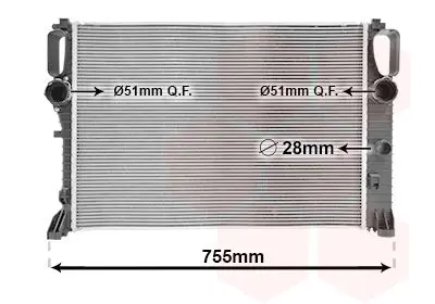 Handler.Part Radiator, engine cooling VAN WEZEL 30002394 1