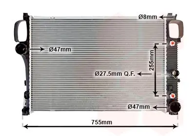 Handler.Part Radiator, engine cooling VAN WEZEL 30002447 1