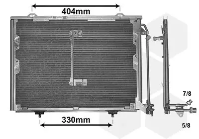 Handler.Part Condenser, air conditioning VAN WEZEL 30005207 1