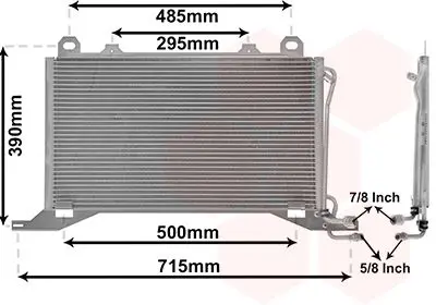 Handler.Part Condenser, air conditioning VAN WEZEL 30005222 1