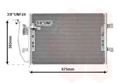 Handler.Part Condenser, air conditioning VAN WEZEL 30005330 1