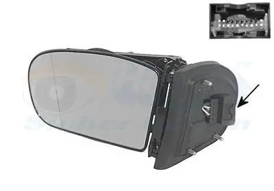 Handler.Part Outside mirror VAN WEZEL 3032853 1