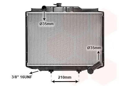 Handler.Part Radiator, engine cooling VAN WEZEL 32002062 1