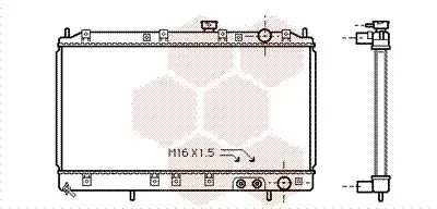 Handler.Part Radiator, engine cooling VAN WEZEL 32002117 1