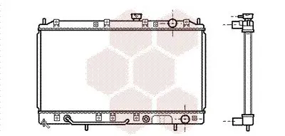 Handler.Part Radiator, engine cooling VAN WEZEL 32002143 1