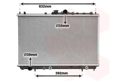 Handler.Part Radiator, engine cooling VAN WEZEL 32002153 1