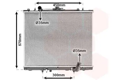 Handler.Part Radiator, engine cooling VAN WEZEL 32002162 1