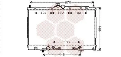 Handler.Part Radiator, engine cooling VAN WEZEL 32002197 1