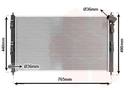 Handler.Part Radiator, engine cooling VAN WEZEL 32002201 1