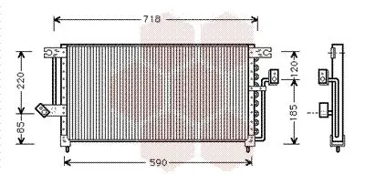 Handler.Part Condenser, air conditioning VAN WEZEL 32005098 1