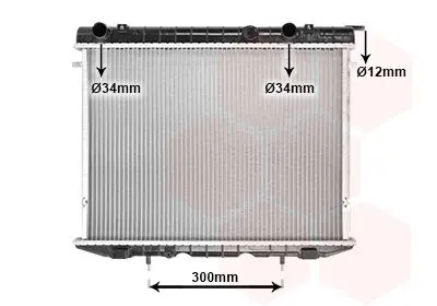 Handler.Part Radiator, engine cooling VAN WEZEL 37002175 1